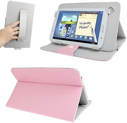 Coque de téléphone Étui en cuir texturé avec dragonne et support à main élastique for tablette PC de 9 pouces (Utilisé for les modèles S-WMC-1504, S-WMC-1523, S-WMC-0296W, S-WMC-0956W, WMC-0929R), noi Fiche Technique et Prix au Maroc