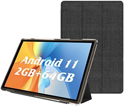 Tablette 10,1 pouces, tablette Android 11 avec étui, 64 Go de stockage 512 Go d'extension, appareil photo 8 MP, processeur 1,5 GHz Quad-Core, 2 Go de RAM WiFi 6000 MAH, tablette Google à écran tactile IPS HD 10'' (noir)
 Fiche Technique et Prix au Maroc