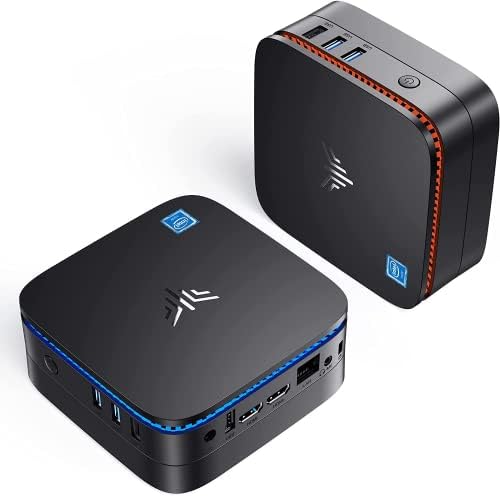 Mini PC, Intel 11e génération N5105 (jusqu'à 2,9 GHz) Mini ordinateurs de bureau, Windows 11 Pro préinstallé, 8 Go de RAM/256 Go M.2 SSD Mini tour d'ordinateur compatible 4K UHD, double Wi-Fi, BT 4.2 pour l'école de bureau à domicile
 Fiche Technique et Prix au Maroc