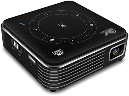 Mini projecteur 4K DLP Android 9.0 Prise en Charge WiFi Bluetooth HDMI Mini vidéo projecteur téléphone Portable avec Batterie (Couleur : B) (A) Fiche Technique et Prix au Maroc