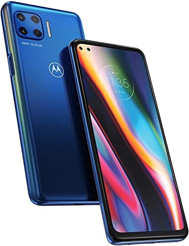 Motorola Moto G 5G Plus - Smartphone 64GB, 4GB RAM, Dual Sim, Surfing Blue Fiche Technique et Prix au Maroc