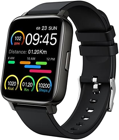 Donerton Montre Connectée Femmes Homme, 1,69 Pouces Montre Intelligente Smartwatch avec Moniteur de fréquence Cardiaque, Montre Sport avec Podometre Calories Sommeil Chronometre, Bracelet Connecté Fiche Technique et Prix au Maroc