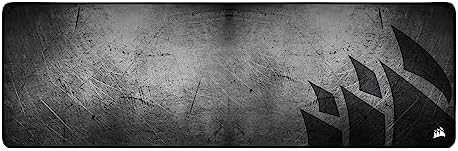 Corsair MM300 PRO Tapis de Souris Gaming, Tissu Résistant aux Éclaboussures Premium (Surface de 93 cm sur 30 cm, Textile Micro-Maille, Caoutchouc Épaisse 3 mm, Base Antidérapante) Élargi, Noir/GrisAvis,  Fiche Technique et Prix au Maroc