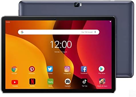 Tablet 10 inch,Android 11 Tablet PC,64GB ROM 1TB Expand,IPS HD Touch Screen and Dual Speaker,6000mAh Long Life Battery,Google Certificated WiFi Tablets Fiche Technique et Prix au Maroc