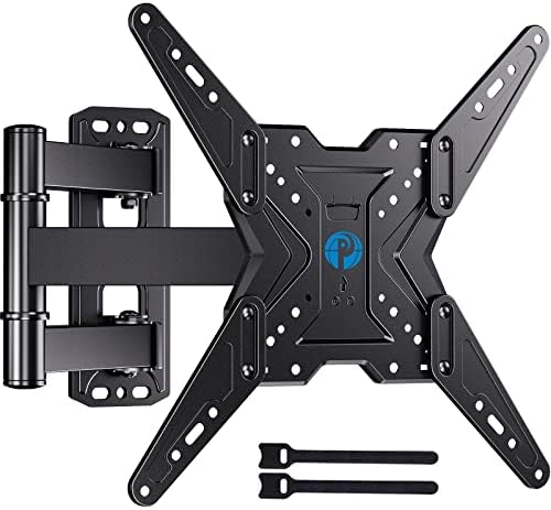 Pipishell Full Motion TV Wall Mount for Most 26-60 inch TVs with Swivel, Tilt, Extension, Single Stud Articulating TV Mount Bracket, Holds up to 77 lbs, Max VESA 400x400mm, PIMF11 Fiche Technique et Prix au Maroc