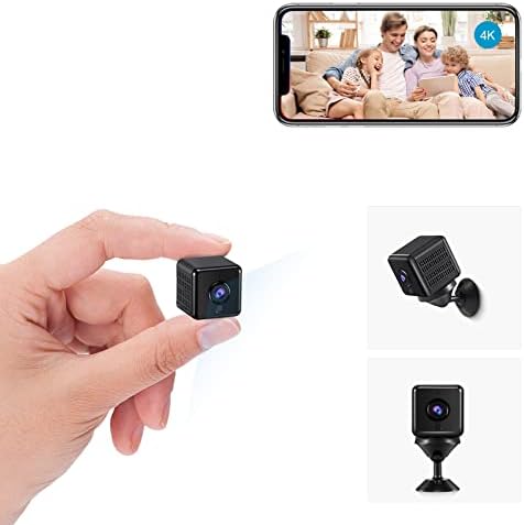 aobo Camera Espion, WiFi 4K HD Mini Caméra de Surveillance Interieur/extérieur sans Fil avec Enregistrement Longue Batteries avec Mini Cachée Détection Mouvement Spy Cam Vision Nocturne Mini Camera Avis, Fiche Technique et Prix au Maroc