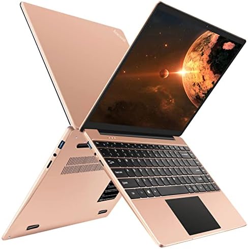 Aocwei Ordinateur Portable 256Go SSD Soutien Extension 1TB 14" Intel 6Go pc Portable Windows Pas Cher FHD1080 2.4G+5G WiFi Bluetooth 4.2 HDMI inclut Souris sans Fil & AZERTY Clavier Couverture-Or Fiche Technique et Prix au Maroc