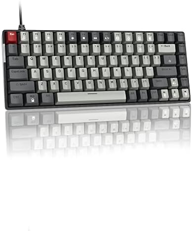 MageGee Clavier mécanique à 75 %, clavier de jeu filaire avec interrupteurs rouges et rétroéclairage bleu glacier, petit clavier mécanique compact à 75 %, clavier de jeu portable pour PC, MAC (noir gris)
Avis,  Fiche Technique et Prix au Maroc