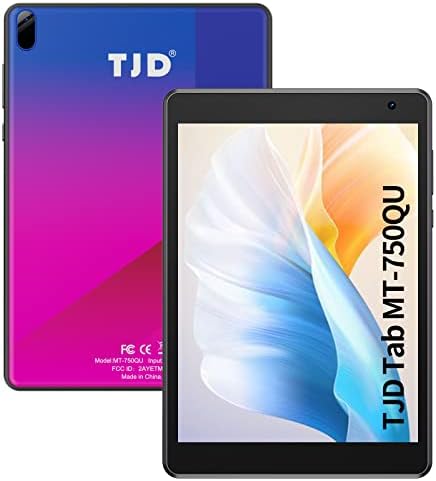 Tablettes TJD Android, tablette 7,5 pouces, écran IPS 1440 x 1080, 2 Go de RAM 32 Go de ROM, double caméra 2MP + 5MP, processeur Quad-Core, Wi-Fi Bluetooth certifié Google avec étui pour tablette
 Fiche Technique et Prix au Maroc