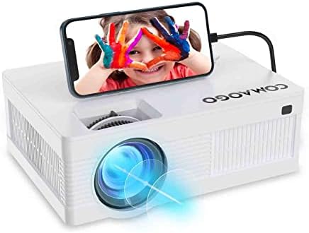 Projecteur, Mini projecteur 2023 Mise à Niveau, 9500 lumens multimédia Home cinéma vidéoprojecteur, Compatible Full HD 1080p HDMI, USB, VGA, AV, Smartphone, Tablette, TV Box, Ordinateur PortableAvis, Fiche Technique et Prix au Maroc