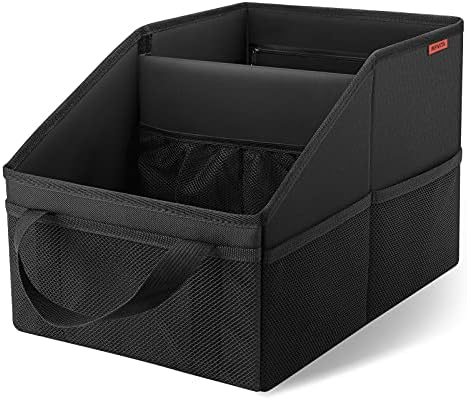 INFIVITA Organisateur de Voiture - Organisateur Automobile pour Siège Arrière ou Plancher de Siège Avant, Organisateur de Siège de Voiture Avec Séparation, Poignées et Plusieurs Poches en Filet Fiche Technique et Prix au Maroc