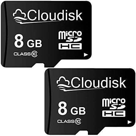 Cloudisk Lot de 2 Cartes Micro SD Carte Micro SD Carte mémoire (8GB) Fiche Technique et Prix au Maroc
