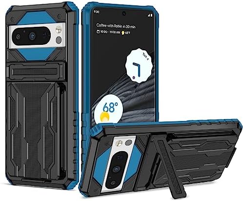Case Tablet PC Compatible avec la Coque Google Pixel 8 Pro avec Porte-Cartes, Protection de qualité Militaire Antichoc for téléphone Compatible avec Google Pixel 8 Pro. Tablet Couverture arrière (Col Fiche Technique et Prix au Maroc