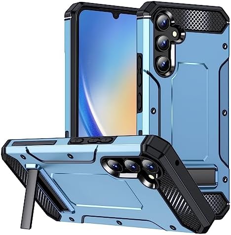 Case Tablet PC Coque de protection double militaire compatible avec la coque Samsung Galaxy A34 avec béquille, coque de protection intégrale en TPU et coque de téléphone rigide en PC. Tablet Couvertur Fiche Technique et Prix au Maroc