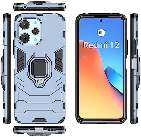 Case Tablet PC Compatible avec La Coque De Téléphone Xiaomi Redmi 12 4G, Étui Fin avec Béquille PC Et Coque en TPU avec Support. Tablet Couverture arrière (Color : Blu) Fiche Technique et Prix au Maroc