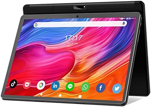Tablette 10,1 pouces Android 12 Tablette 2023 Dernière mise à jour du processeur Octa-Core avec 64 Go de stockage, double caméra 13MP + 5MP, WiFi, Bluetooth, GPS, prise en charge étendue de 512 Go, écran IPS Full HD (noir)
 Fiche Technique et Prix au Maroc
