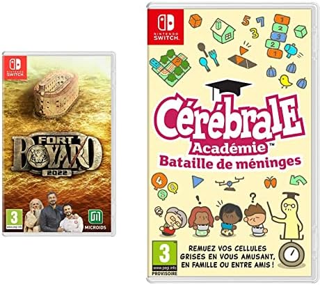 FORT BOYARD 2022 SWI VF & Cérébrale Académie : Bataille de Méninges (Nintendo Switch) Avis, Fiche Technique et Prix au Maroc