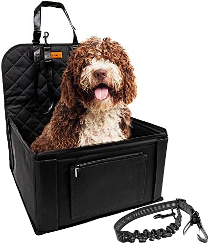 FIRSTPAW Siège Auto Chiens de Petite à Moyenne Taille – Siège arrière et siège Avant, siège Auto pour Chien de Haute qualité et imperméable Panier Chien Voiture Noir Fiche Technique et Prix au Maroc