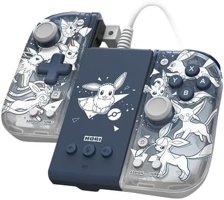 HORI Manette Set Adaptateur Mode Télé + Split Pad Compact (Évolutions Évoli) pour Nintendo Switch, Licence Officielle Nintendo et Pokémon Avis, Fiche Technique et Prix au Maroc