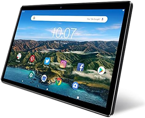 PRITOM Android Tablet 10 inch, M10, 2 GB RAM, 32 GB Android 10.0 Tablet, 10.1 inch IPS HD Display, GPS, FM, Quad-Core Processor, Wi-Fi (M10 Black) Fiche Technique et Prix au Maroc