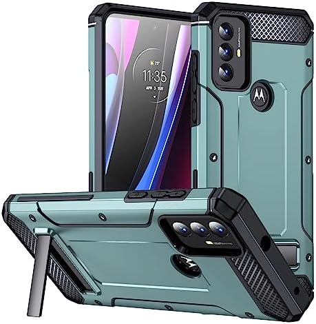Case Tablet PC Coque de protection double militaire compatible avec Motorola Moto G 5G (2023) avec béquille, coque de protection intégrale en TPU et coque de téléphone rigide en PC Tablet Couverture a Fiche Technique et Prix au Maroc