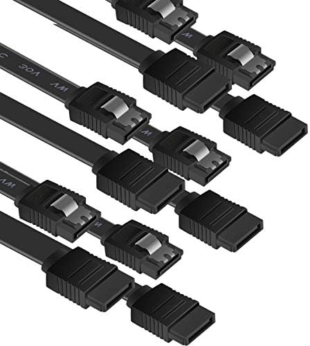 Câble SATA III, BENFEI Lot de 6 Câble SATA III 6 GB/s Straight Disque Dur SSD câble de données avec loquet de Verrouillage 45,7 cm pour Disque Dur SATA, SSD, Pilote, CD, CD Writer,Noir Fiche Technique et Prix au Maroc