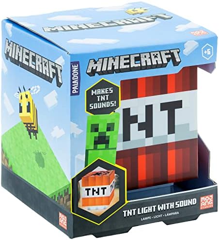 Minecraft TNT Light avec sons de jeu officiels, alimenté par batterie
Avis, Fiche Technique et Prix au Maroc