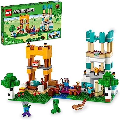 LEGO Minecraft The Crafting Box 4.0 21249 Ensemble de jouets de construction sur mesure comprenant des briques classiques, des figurines et des accessoires de jeu, des guides de modèles stimulent la créativité pour les enfants de 8 ans
Avis, Fiche Technique et Prix au Maroc