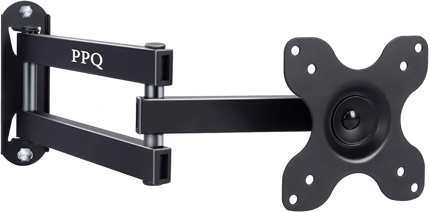 PPQ Support mural TV – Support TV mural pour 14-32 pouces, support TV à mouvement complet avec inclinaison réglable, conception parfaite à goujon unique, VESA maximum 100 x 100 mm jusqu'à 33 lb
Avis, Fiche Technique et Prix au Maroc