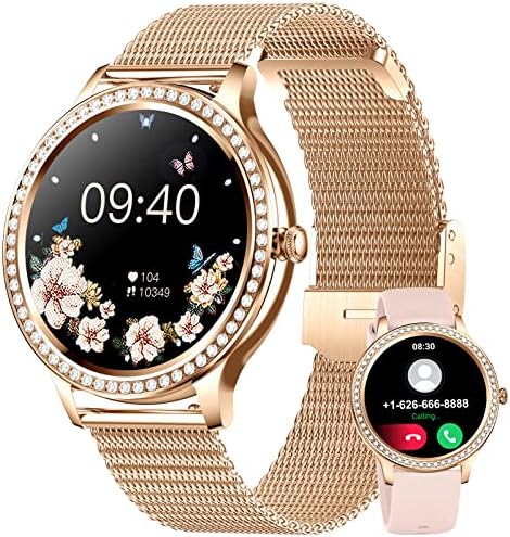 LIGE Montre Connectée Femme avec Appel Bluetooth 1.32'' HD Montre Intelligente IP67 Imperméable Sport Moniteur de Calories Fréquence Cardiaque SpO2 Android iOS Musique élégante Diamant Smartwatch Fiche Technique et Prix au Maroc
