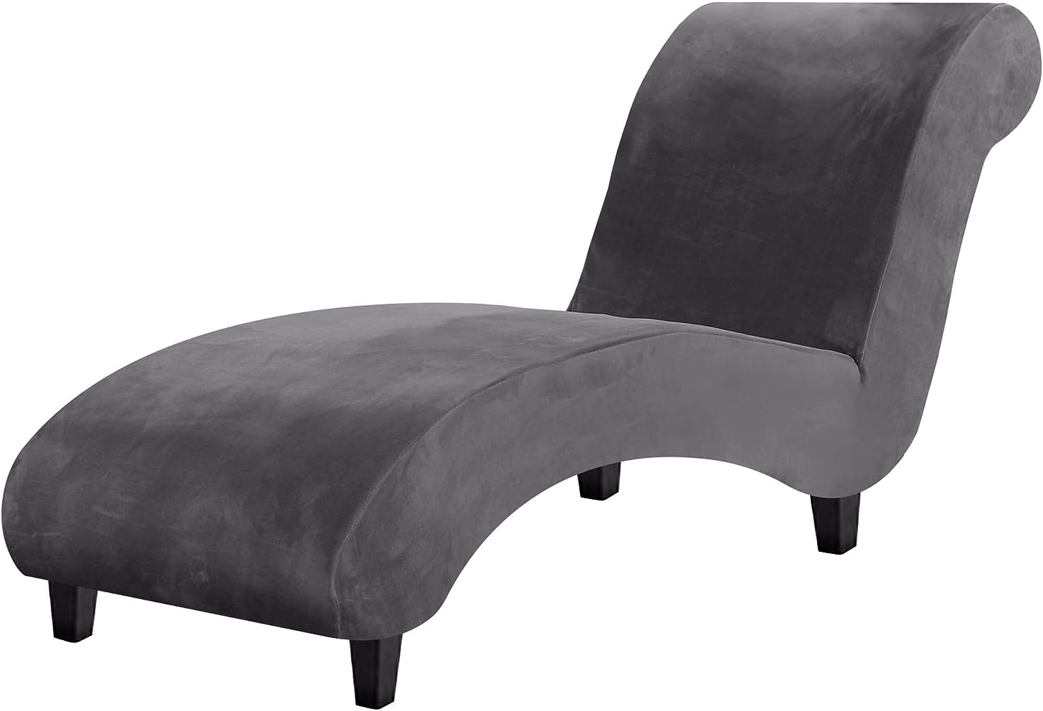 Housse de chaise longue en velours, housse de canapé très extensible, housse de chaise longue de luxe pour salon, protection de meubles douce pour chien, lavable en machine, gris
 Fiche Technique et Prix au Maroc