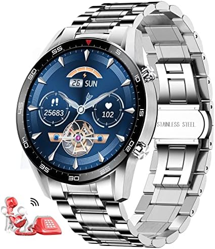 LIGE Montre Connectée Homme,1,32'' HD Montre Intelligente avec Appel Bluetooth, Moniteur Sommeil Fréquence Cardiaque, Podometre, IP67 Étanche Fitness Tracker Smartwatch pour iOS Android Fiche Technique et Prix au Maroc