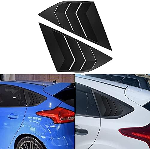 MARCHFA Lamelles de Lunette arrière compatibles avec Les Accessoires de lamelles Focus St RS MK3 hayon 2012-2018 (Noir Mat) Fiche Technique et Prix au Maroc