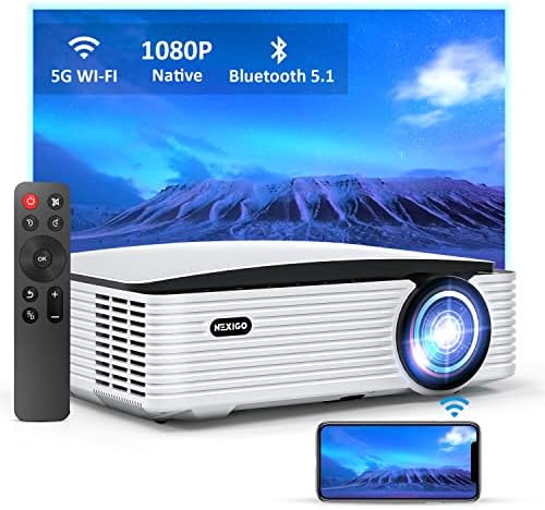 Projecteur d'extérieur NexiGo, 1080P natif, support Dolby_Sound, projecteur de film avec WiFi et Bluetooth 5.1, compatible avec clé TV, iOS, Android, ordinateur portable, console
Avis, Fiche Technique et Prix au Maroc