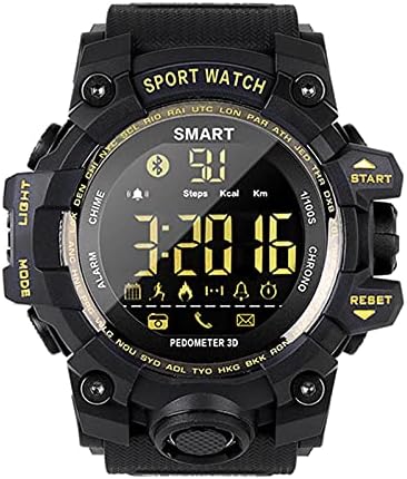 KKZ Nouveau MK28 Smart Watch Smart Men's 114 Pouces Screen Bluetooth 4.0 Horloge Numérique Imperméable À L'imperméable Fiche Technique et Prix au Maroc