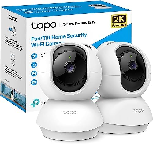 Tapo Caméra Surveillance WiFi intérieure 2K(3MP) Tapo C210 2 Pack, Détection de personne, Audio Bidirectionnel, Compatible avec Alexa et Google Assistant, pour Bébé/Animaux Fiche Technique et Prix au Maroc
