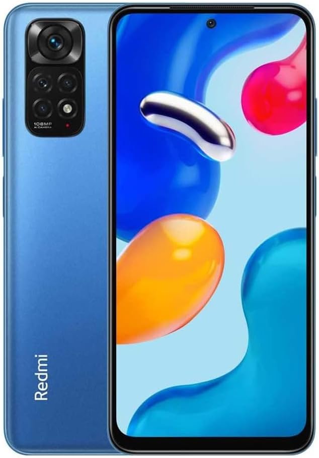 Xiaomi Redmi Note 11S 4G Volte 64GB + 6GB Factory Unlocked 6.43" Quad Camera 108MP Night Mode (NOT Verizon Sprint Boost Cricket At&t) (w/Fast Car Charger Bundle) (Twilight Blue) Fiche Technique et Prix au Maroc