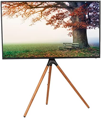 VIVO Chevalet artistique pour écran LCD LED de 45 à 65 pouces, support d'affichage TV de studio, support TV réglable avec base pivotante et trépied, support noir, pieds en noyer foncé, STAND-TV65A
Avis, Fiche Technique et Prix au Maroc