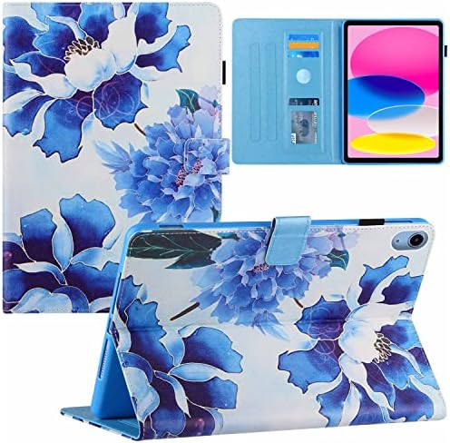 AAOCLO Étui à rabat en cuir texturé en soie tendance compatible avec Apple iPad 10.9" 2022, iPad 10e génération 10e génération, tablette PC, coque de téléphone magnétique avec support (7, iPad 10e Fiche Technique et Prix au Maroc