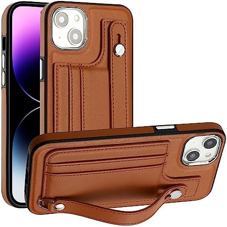 Case Tablet PC Étui portefeuille for iPhone 14 Plus 6,7 pouces, dos en cuir PU souple + doublure en microfibre douce anti-rayures avec bracelet réglable, béquille, housse de protection antichoc résist Fiche Technique et Prix au Maroc