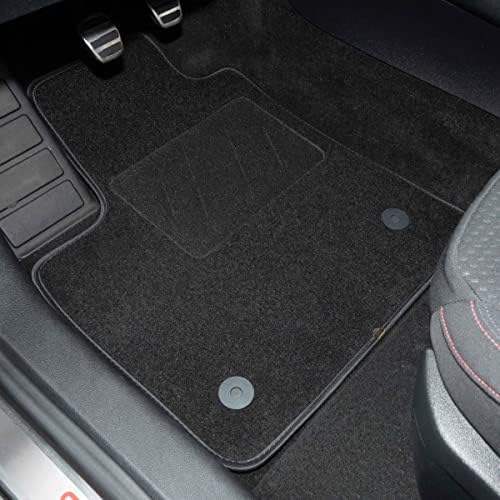 DBS - Tapis de Voiture - sur Mesure pour Twingo 3 (dès 2014) - avec Clips de Fixation - Tapis de Sol antidérapant pour Automobile - 4 pièces Fiche Technique et Prix au Maroc