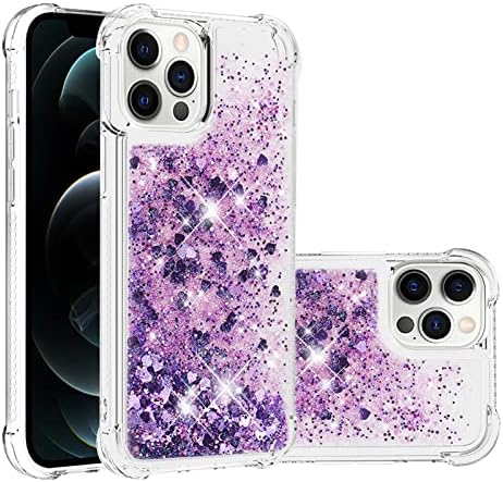 Case Tablet PC Étui de paillettes for iPhone 12 Pro Max Coque for Femmes Girls Girly Sparkle Liquide Liquide Luxe Floating Quicksand Transparent Soft TPU Étui for téléphone Tablet Couverture arrière Fiche Technique et Prix au Maroc