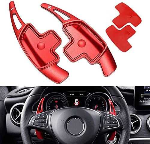 CDIYTOOL Extension de palette de volant en alliage d'aluminium pour classe A B C CLA CLS E G GL GLA GLC GLE GLS Metris S SL SLC Classe Rouge Fiche Technique et Prix au Maroc