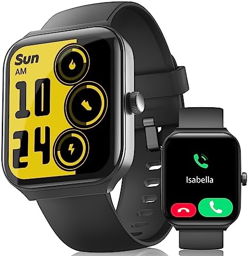 Quican Montre Connectée Femme Homme avec Appel Bluetooth, 1.95" HD Smartwatch avec Podometre/Cardiofrequencemetre/Sommeil, 100 Modes Sportifs, Etanche IP68 Smart Watch pour Android iOS Fiche Technique et Prix au Maroc