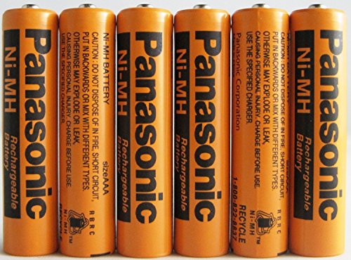 Batterie rechargeable Panasonic HHR-75AAA/B-6 Ni-MH pour téléphones sans fil, 700 mAh (lot de 6)
 Fiche Technique et Prix au Maroc