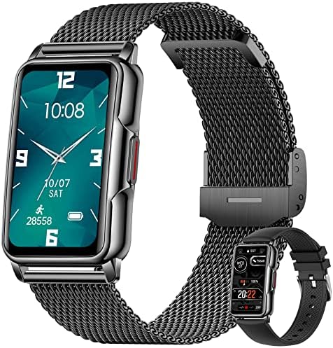 Montre Connectée Femme Homme, 1.47" Smartwatch Femme Homme, Montre Sport avec Podomètre, Moniteur Sommeil, Cardiofrequencemetre Oxymetre, Cadran DIY, Chronometre, Homme Femme Montre Cadeau Android iOS Fiche Technique et Prix au Maroc