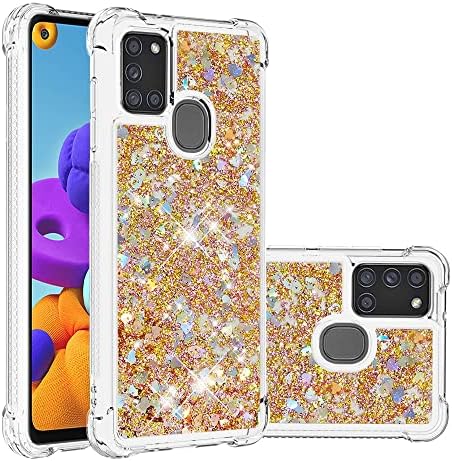Case Tablet PC Étui de paillettes for Samsung Galaxy A21S Caisse for femmes filles girly scintille liquide luxe flottant rapide et transparent doux TPU Étui for téléphone Tablet Couverture arrière Fiche Technique et Prix au Maroc