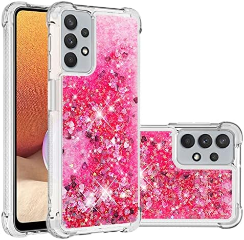Case Tablet PC Étui de paillettes for Samsung Galaxy A32 5G Caisse for femmes filles girly scintille liquide luxe flottant rapide et transparent doux TPU Étui for téléphone Tablet Couverture arrière Fiche Technique et Prix au Maroc