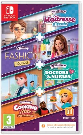 4 Jeux en 1 : My Universe - Pack Metiers Switch (Code de téléchargment) Avis, Fiche Technique et Prix au Maroc
