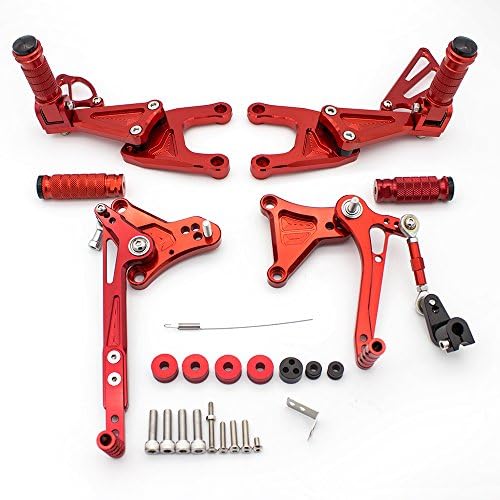 CNC TNT 125 135 Repose-pieds réglables pour moto Repose-pieds arrière Pédale de changement de pied compatible avec TNT125 TNT135 2016 2017 2018 2019 2020 2021 2022 Rouge
Avis, Fiche Technique et Prix au Maroc